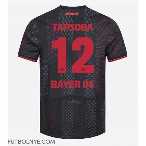Camiseta Bayer Leverkusen Edmond Tapsoba #12 Primera Equipación 2025-26 manga corta
